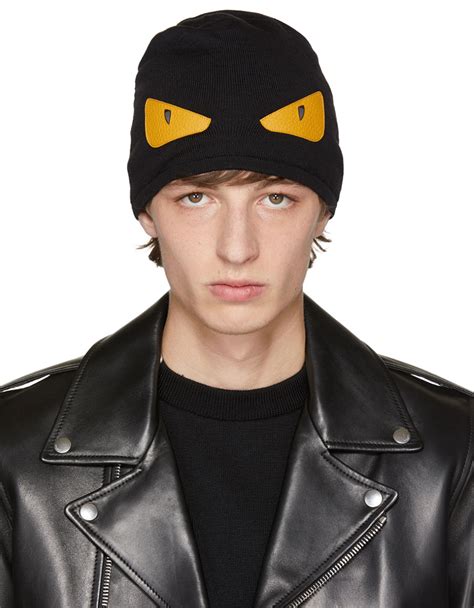 fendi beanie men|Fendi monster beanie.